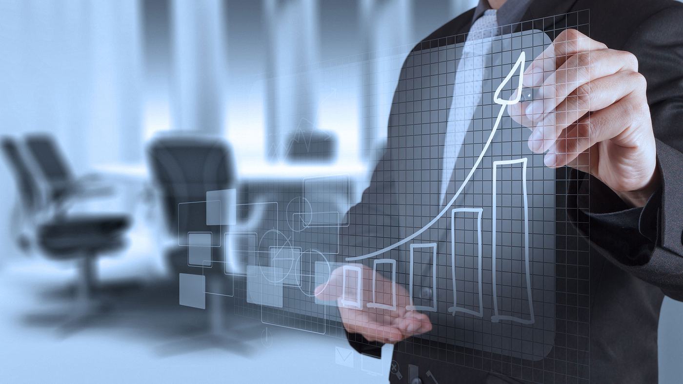 Sales growth chart – GlobalERP sales module